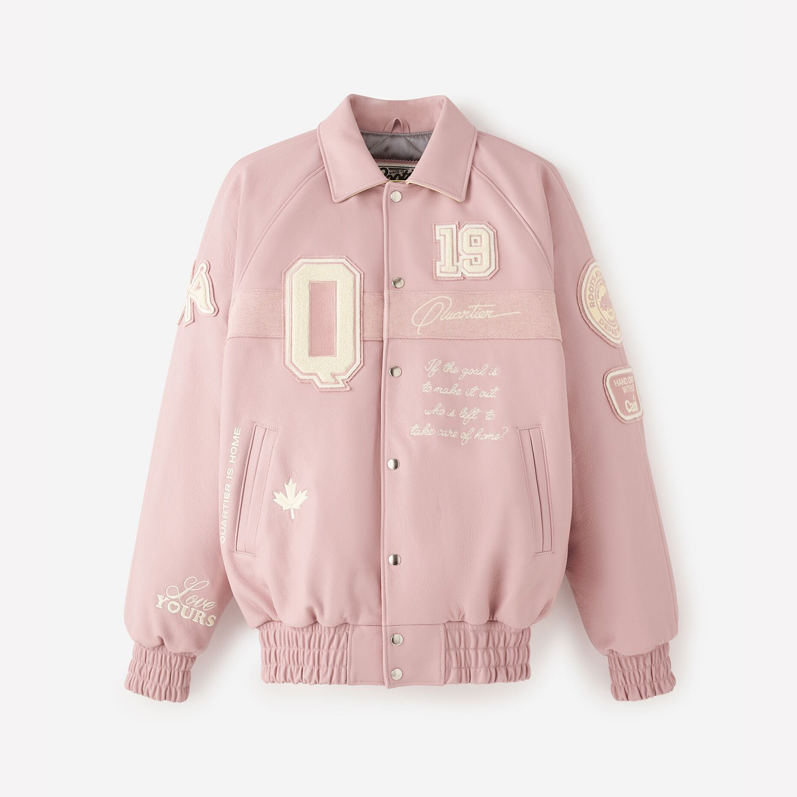 Pink jersey jacket discount