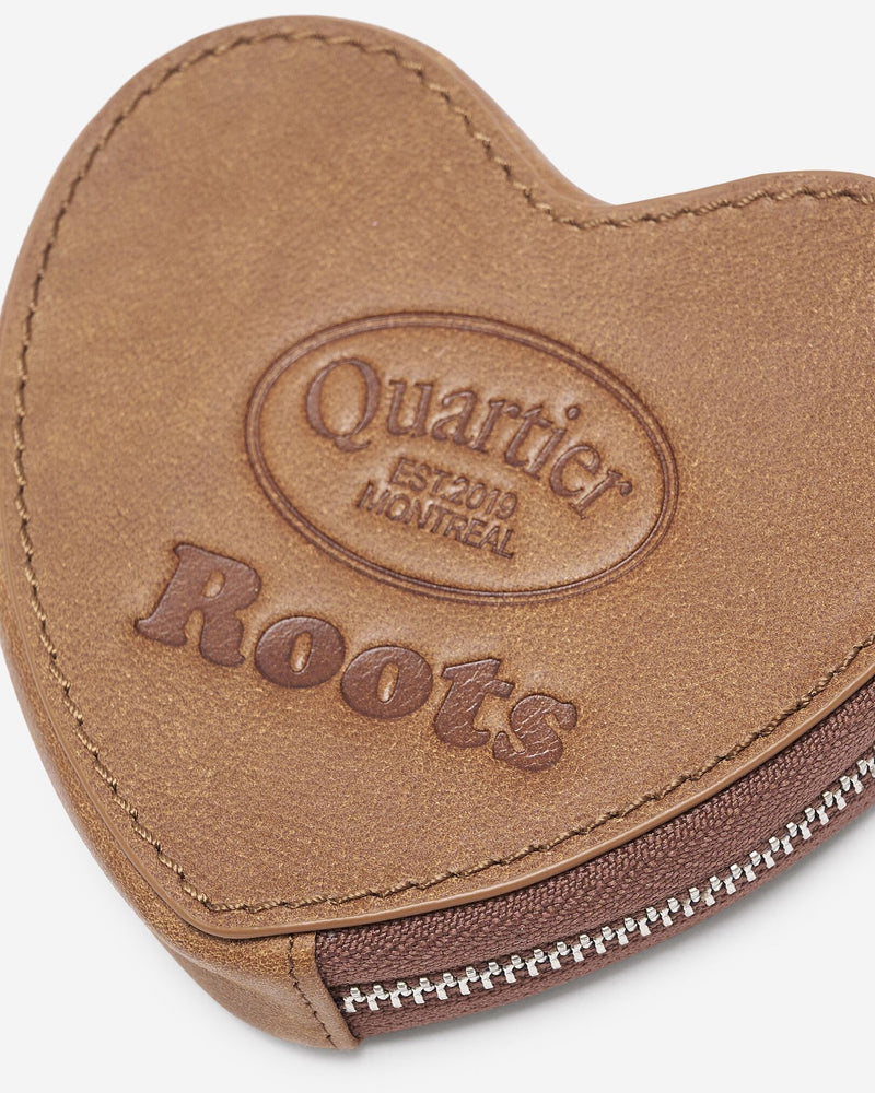 QUARTIER IS HOME x ROOTS CANADA - "TAKE CARE OF YOURS" LEATHER CHANGE POUCH