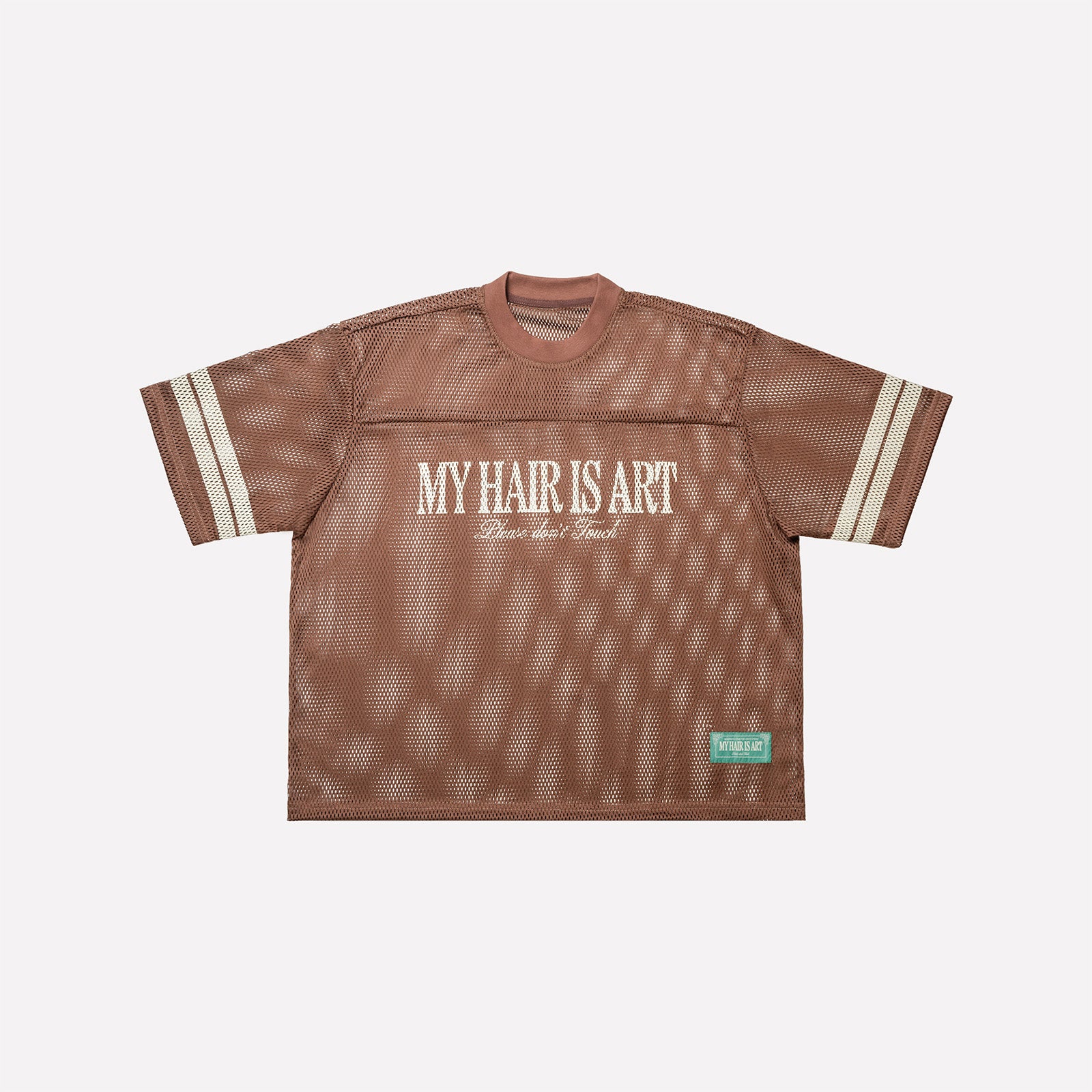 QUARTIER IS HOME FOR YOYO'S STUDIO - "MY HAIR IS ART" JERSEY (BROWN)