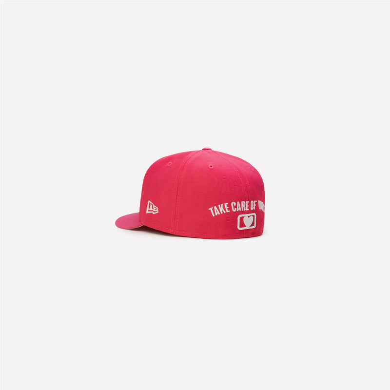 "TAKE CARE OF YOURS" NEW ERA 2TONE 59FIFTY FITTED (BRIGHT ROSE / BEETROOT PINK)