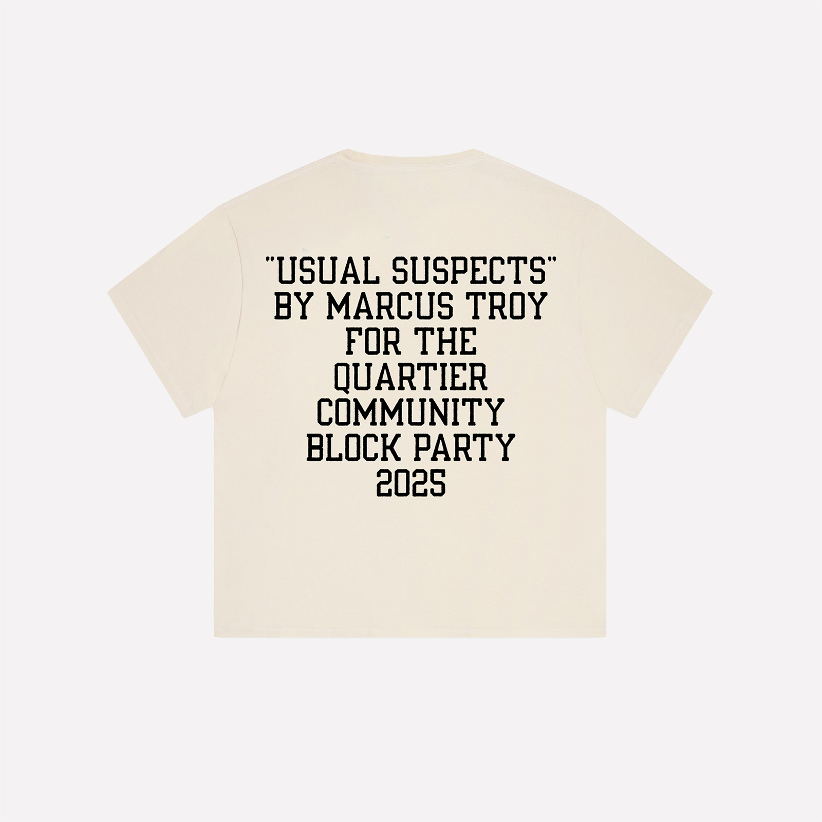 "USUAL SUSPECTS" by MARCUS TROY for QUARTIER IS HOME