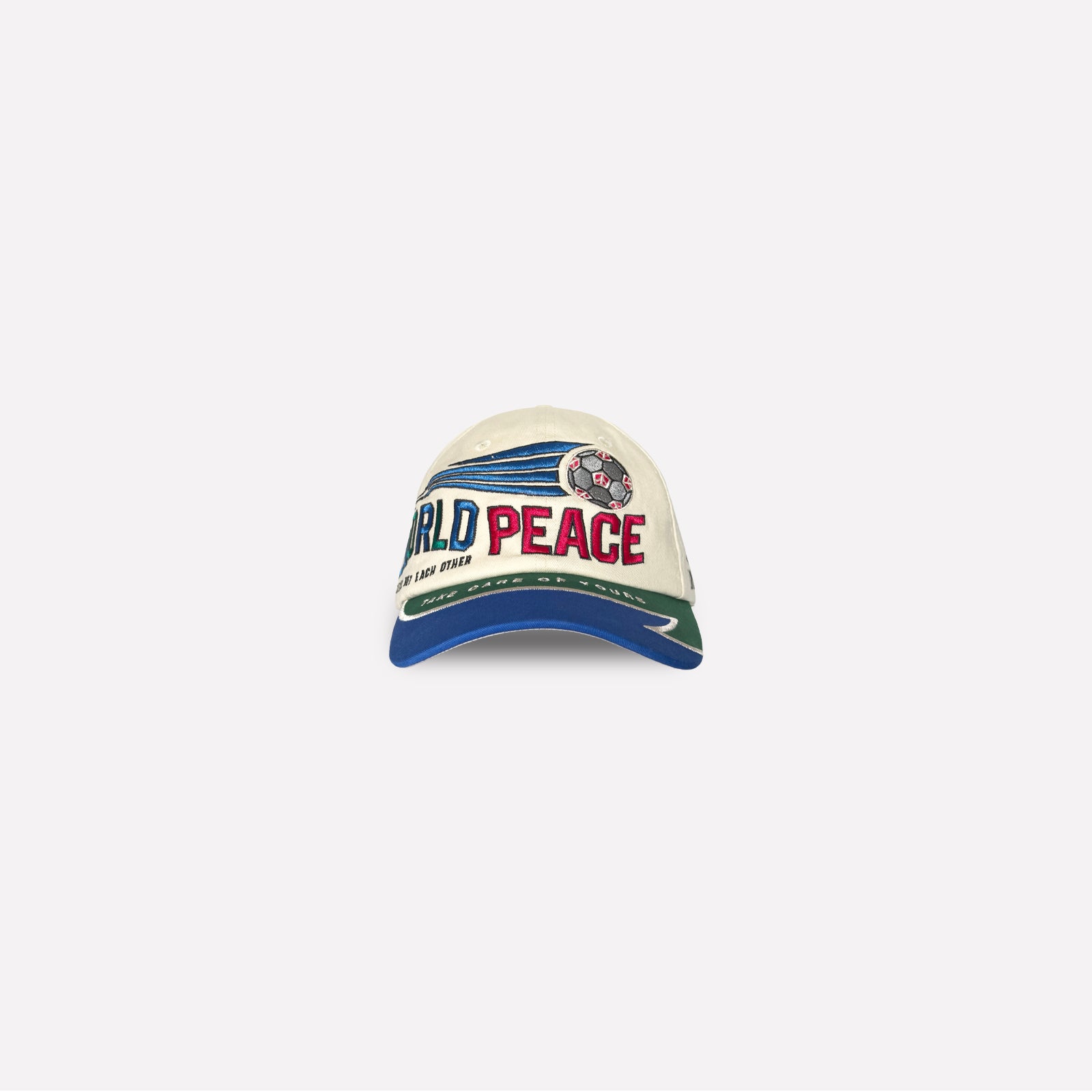 "WORLD PEACE" 5 PANEL HAT