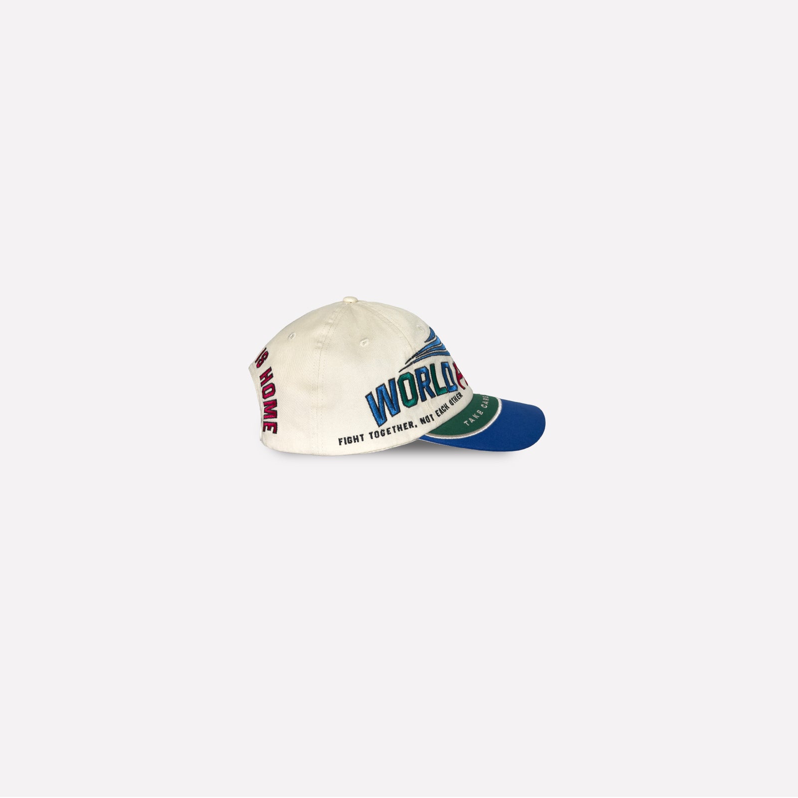"WORLD PEACE" 5 PANEL HAT