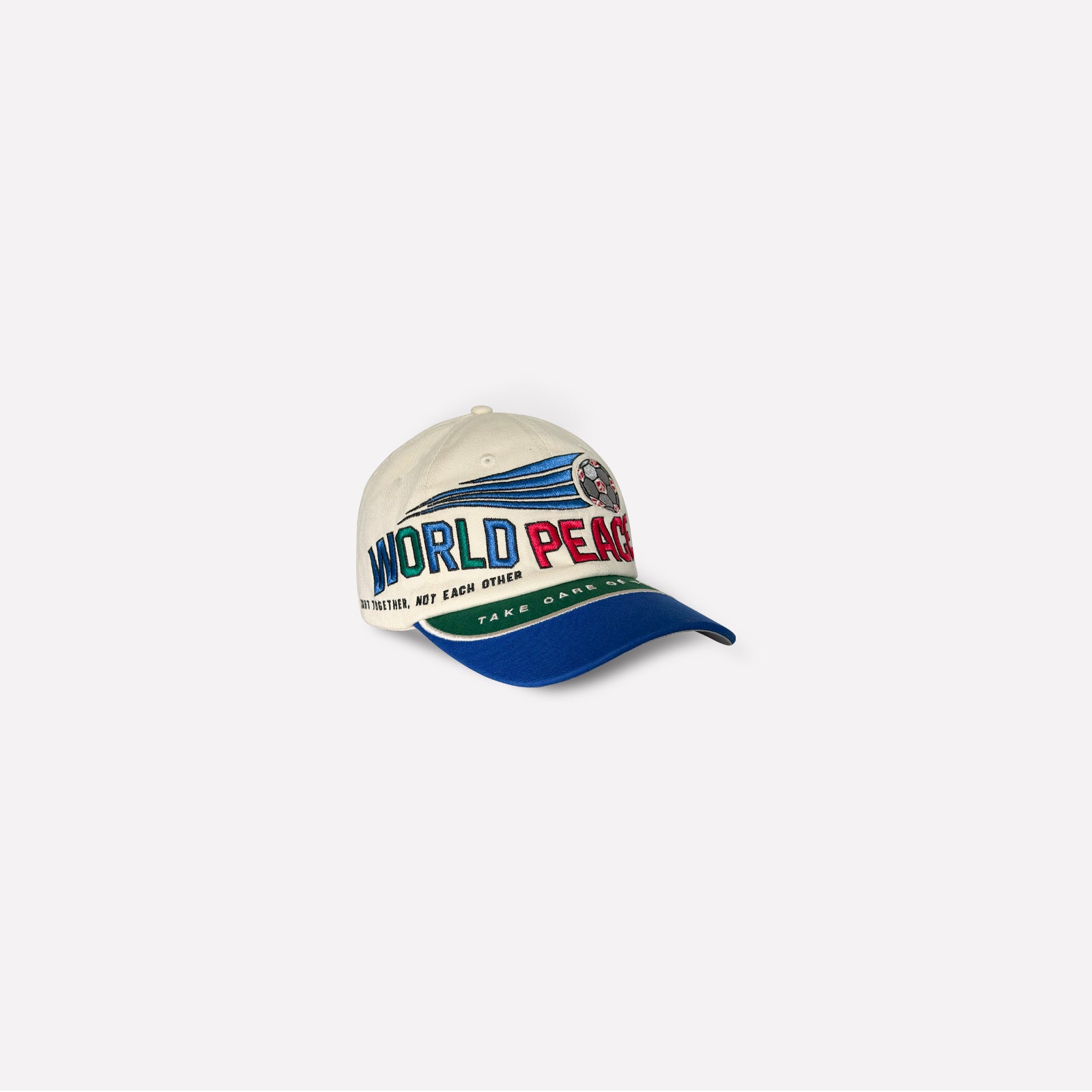 "WORLD PEACE" 5 PANEL HAT