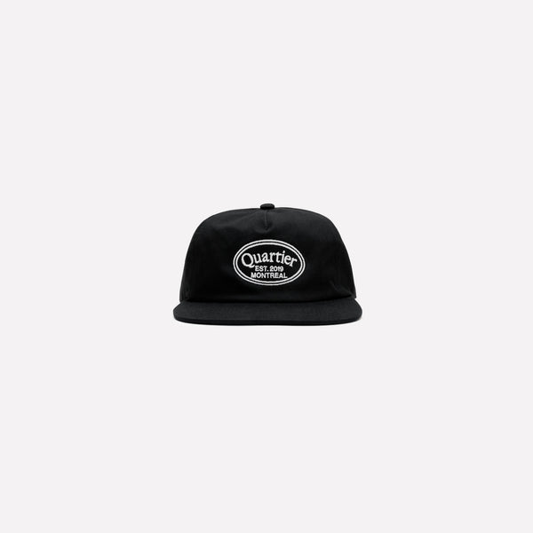 "THE COMMUTER" DECONSTRUCTED CAP (BLACK)