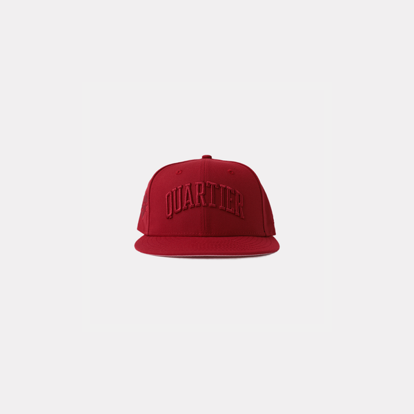 "QUARTIER" NEW ERA 59FIFTY FITTED (PINOT RED)