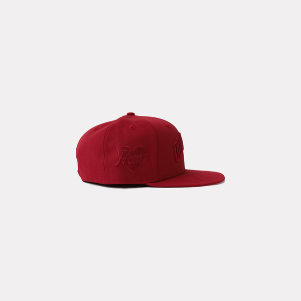 "QUARTIER" NEW ERA 59FIFTY FITTED (PINOT RED)